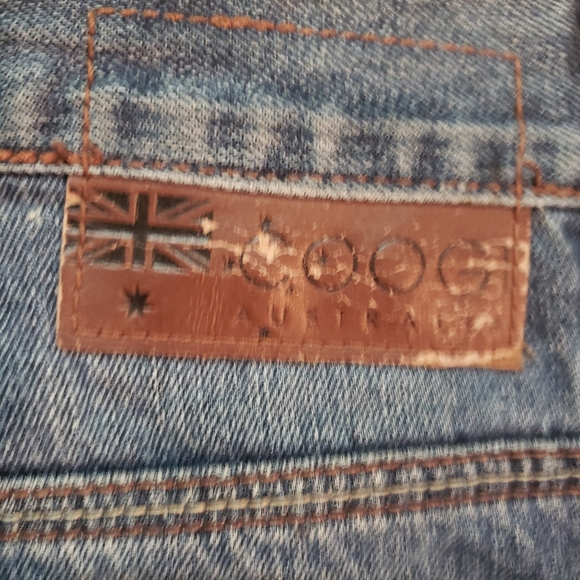 Coogi Denim Jeans Straight Mens Size 35x32 Embroidered Logo Pockets - Picture 7 of 10